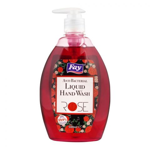 Fay Rose Anti-Bacterial Liquid Hand Wash, 500ml