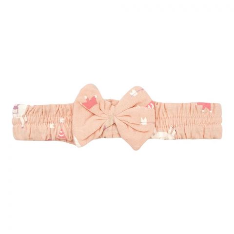 The Nest Single-Jersey Dreamy Palace Hair Band, Veiled Rose, One Size, 6157