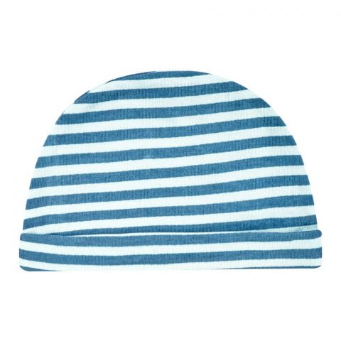 The Nest Single-Jersey Champy Bubba Stripe Cap, Blue Glow, One Size, 6361