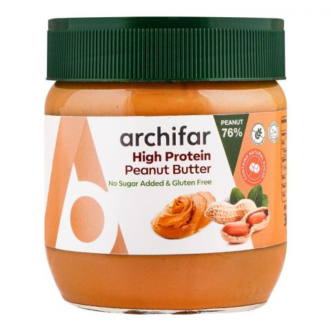 Archifar High Protein Peanut Butter, Gluten Free 76%, 360g