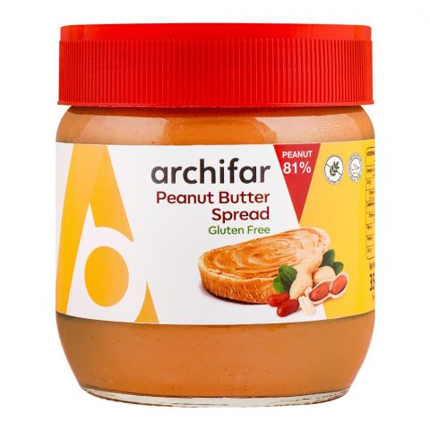 Archifar Peanut Butter Spread, Gluten Free 81%, 350g