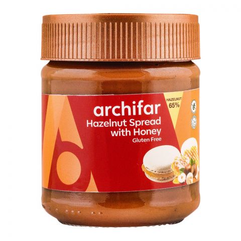 Archifar Hazelnut Spread With Honey, Gluten Free 65%, 200g