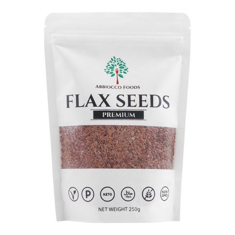 Abbiocco Foods Flax Seeds, Premium, 250g