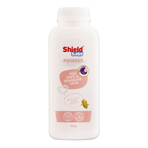 Shield Baby Powder, For Soft & Fragrant Skin, 100g