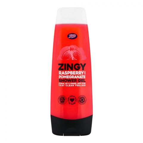 Boots Zingy Raspberry And Pomegranate Shower Gel, 250ml