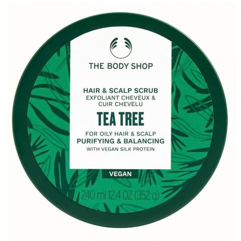 The Body Shop Tea Tree Vegan Hair & Scalp Scrub, For Oily Hair & Scalp, 240ml