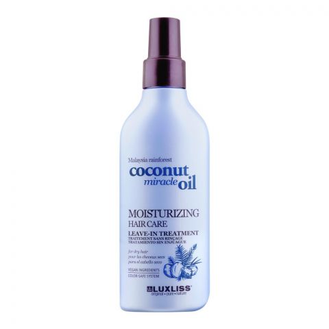 Beaver Luxliss Coconut Miracle Oil Moisturizing Hair Care Leave-In Treatment, For Dry Hair, 150ml