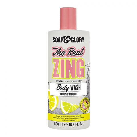 Soap & Glory The Real Zing Radiance-Boosting Body Wash, 500ml