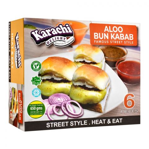 Karachi Delight Aloo Bun Kabab 6 Pieces