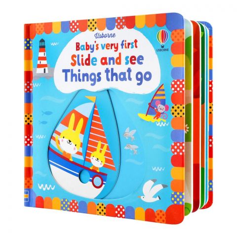 Usborne: Baby's Very First Slide & See Things That Go