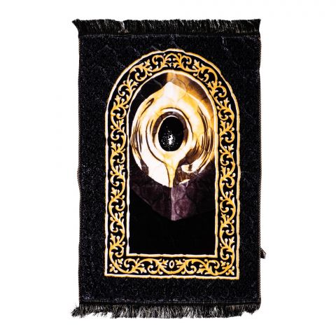 Red N Bed Hajar Al-Aswad Prayer Mat, Hadiya Gift Box, Black