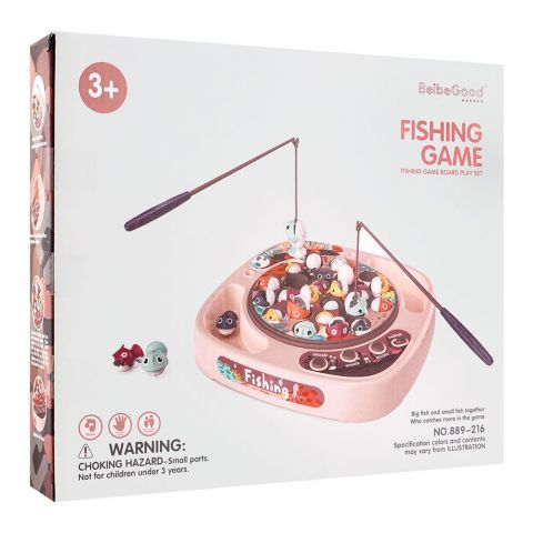 Rabia Toys Big And Small Fishing Game Board Light & Music Play Set, 24-Pack, For 3+ Years, 889-216
