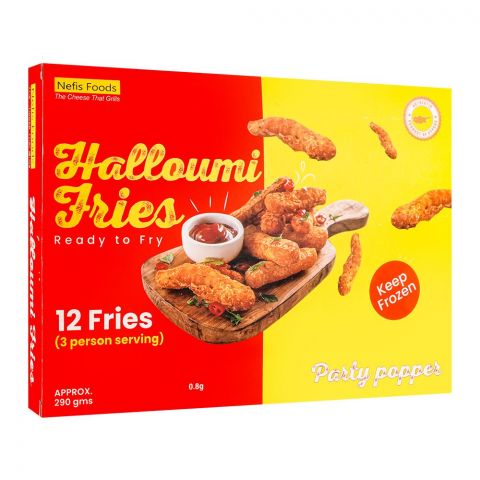 Nefis Foods Halloumi Fries Party Popper, 12-Pack, 290g