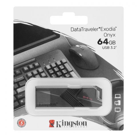 Kingston 64GB Data Traveler, Exordia Onyx USB 3.2, DTXON/64GB