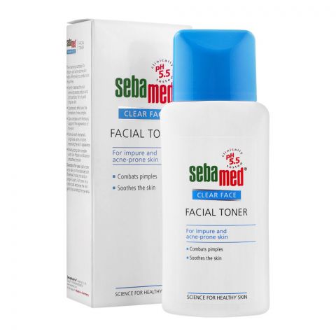 Seba Med Clear Face Facial Toner, For Impure & Acne-Prone Skin, 150ml