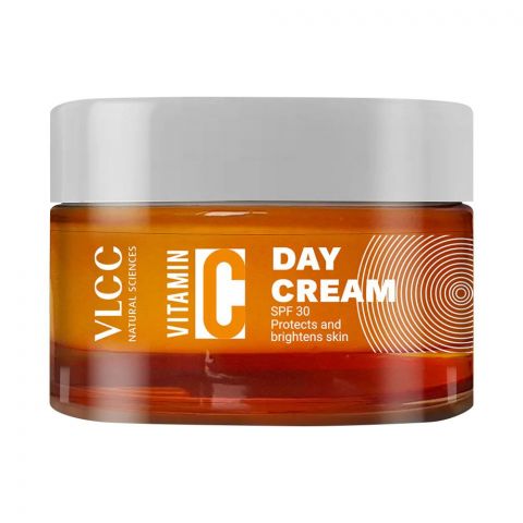 VLCC Natural Sciences Vitamin C SPF30 Day Cream, Protects & Brightens Skin, 50g