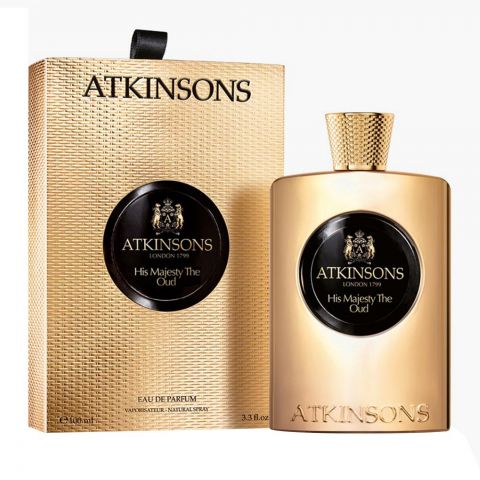 Atkinsons His Majesty The Oud Eau De Parfum, For Men, 100ml