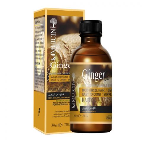 Muicin Ginger 0% Sulfate Free Anti Hair Loss Hair Oil, 50ml