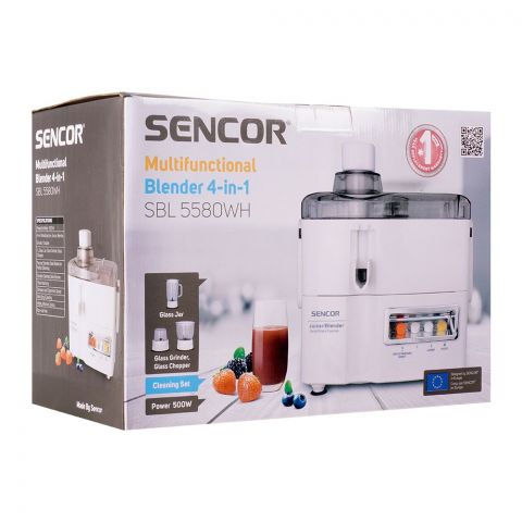 Sencor Multifunctional 4-In-1 Blender, 500W, SBL-5580WH