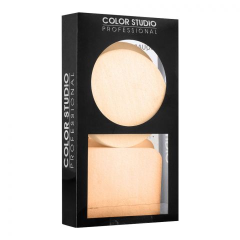 Color Studio Pro Square And Round Puff, 4-Pack