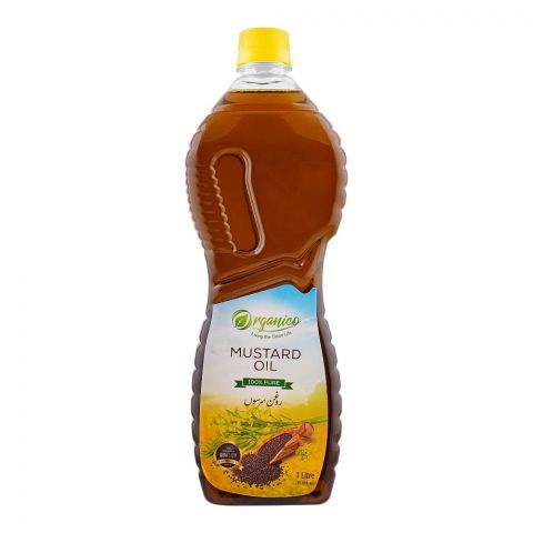 Organico Mustard Oil, Bottle, 1 Liter