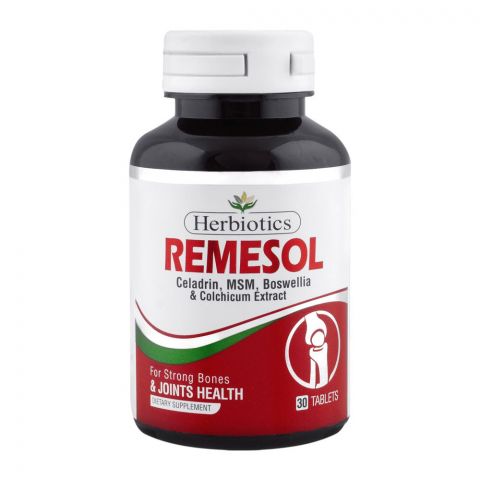 Herbiotics Remesol, For Strong Bones & Joints Health, Dietary Supplement, 30-Pack