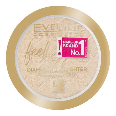 Eveline Feel The Glow Diamond Highlighter, 01 Sparkle, 4.2g
