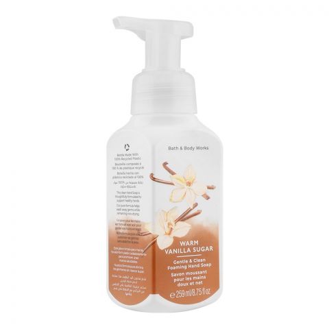 Bath & Body Works Warm Vanilla Sugar, Gentle & Clean Foaming Hand Soap, 259ml