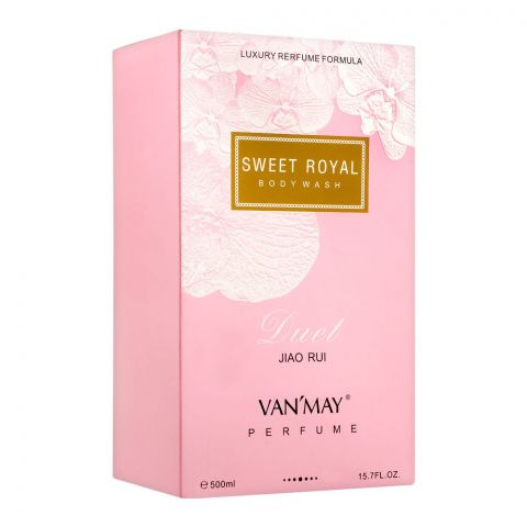 Van'May Sweet Royal Duet Jiao Rui Luxury Perfume Body Wash, 500ml