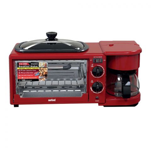 Sanford 3-In-1 Breakfast Maker, 1250W, SF-5605EO