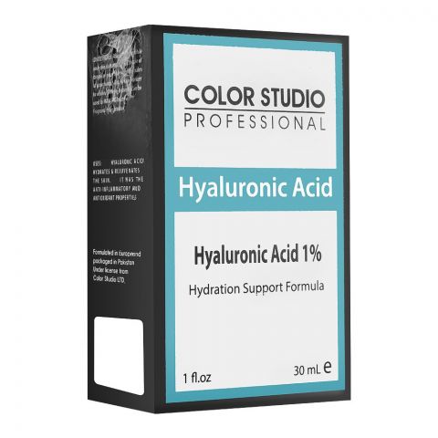 Color Studio Hyaluronic Acid 1% Serum, Hydrating Support Formula, 30ml