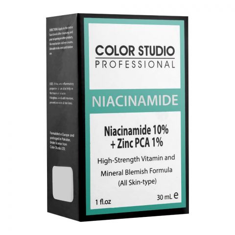 Color Studio Niacinamide 10% + Zinc PCA 1% Serum, All Skin Types, 30ml