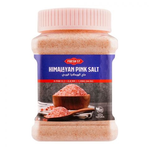 Fresh Street Himalayan Pink Salt, 1.25 KG Jar
