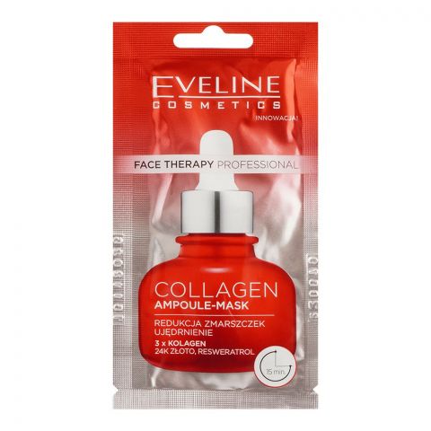 Eveline Face Therapy Professional Collagen Ampoule Mask, 8ml