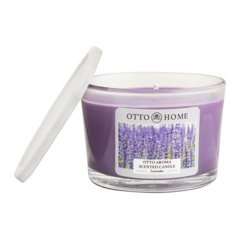 Aroma Otto Home Lavender Scented Candle, 115g