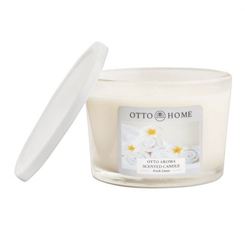 Aroma Otto Home Fresh Linen Scented Candle, 115g