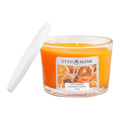 Aroma Otto Home Orange Scented Candle, 115g