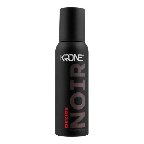 Krone Noir Desire Gas-Free Body Spray, For Men & Women, 120ml