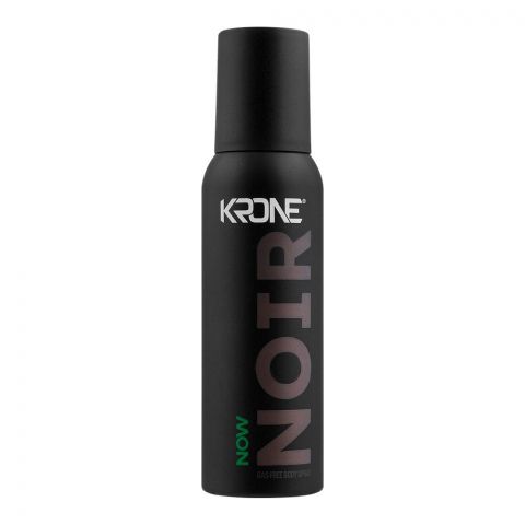 Krone Noir Now Gas-Free Body Spray, For Men & Women, 120ml