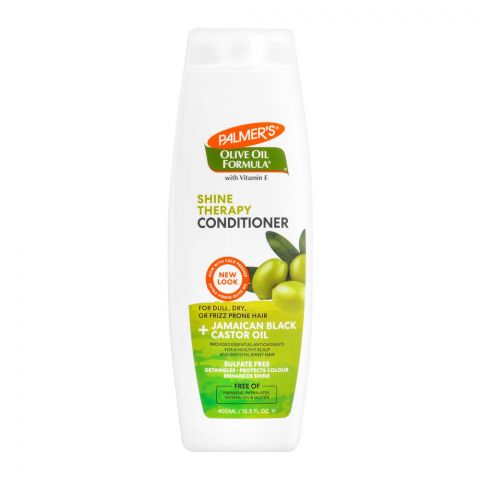 Palmer's Olive Oil Jamaican black Castor Oil Shine Therapy Conditioner, For Dull, Dry Or Frizz Prone Hair, 400ml