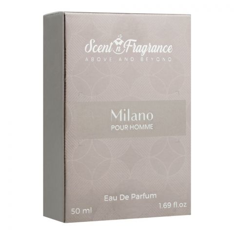 Scent n Fragrance Milano Pour Homme Eau De Parfum, For Men, 50ml