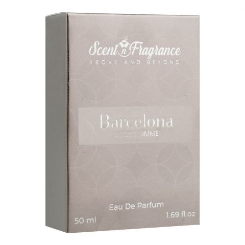 Scent n Fragrance Barcelona Pour Homme Eau De Parfum, For Men, 50ml