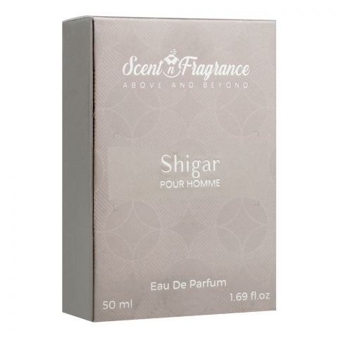 Scent n Fragrance Shigar Pour Homme Eau De Parfum, For Men, 50ml