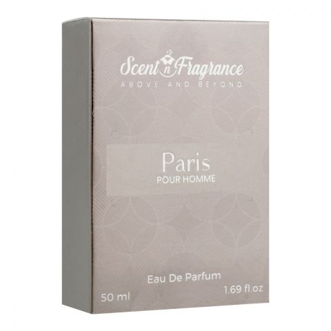 Scent n Fragrance Paris Pour Homme Eau De Parfum, For Men, 50ml