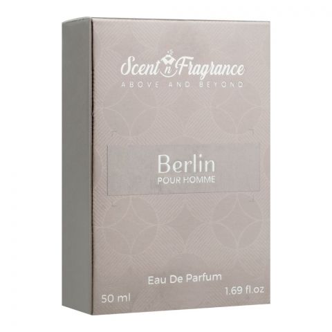 Scent n Fragrance Berlin Pour Homme Eau De Parfum, For Men, 50ml