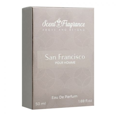 Scent n Fragrance San Francisco Pour Homme Eau De Parfum, For Men, 50ml