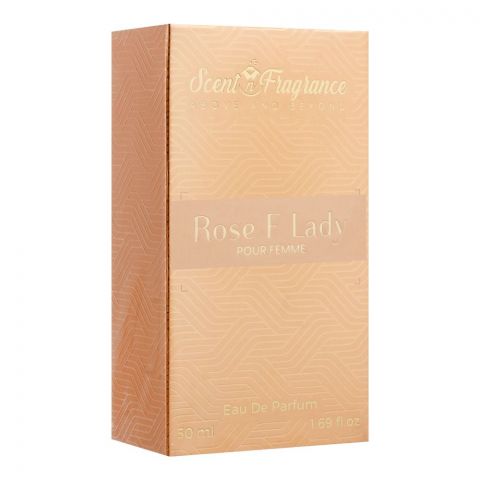 Scent n Fragrance Rose F Lady Pour Femme Eau De Parfum, For Women, 50ml