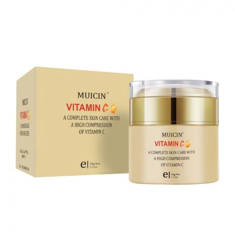 Muicin Vitamin C Glow Boosting Waterproof Whitening CC Moisturizer Cream, 50g