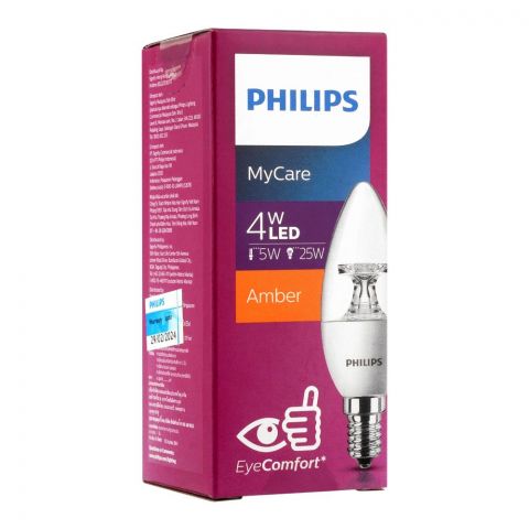 Philips Mycare LED 4W, Amber, E14