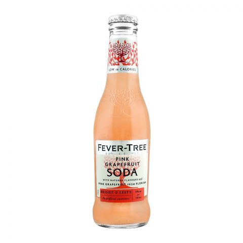 Fever Tree Pink Grape Fruit Soda, 200ml